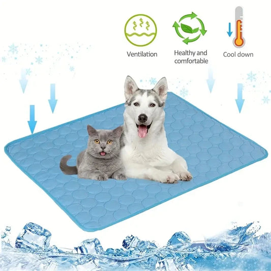 Cooling Pet Mat – Summer Cold Bed for Dogs & Cats